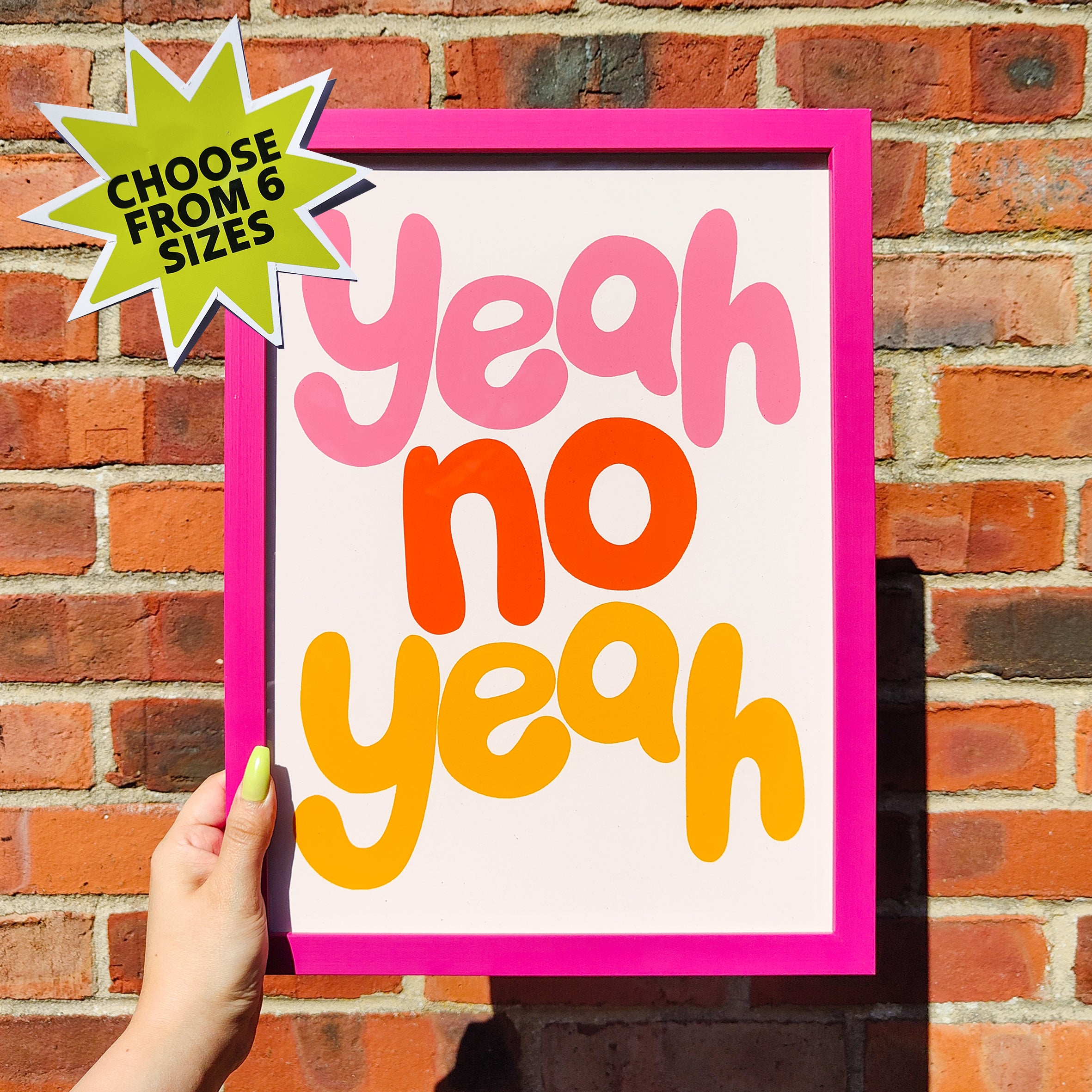 'Yeah no yeah' Print