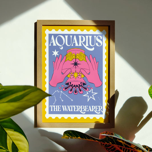 'Aquarius: Stamp' Print