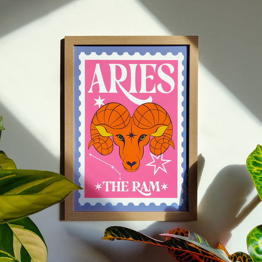 'Aries: Stamp' Print