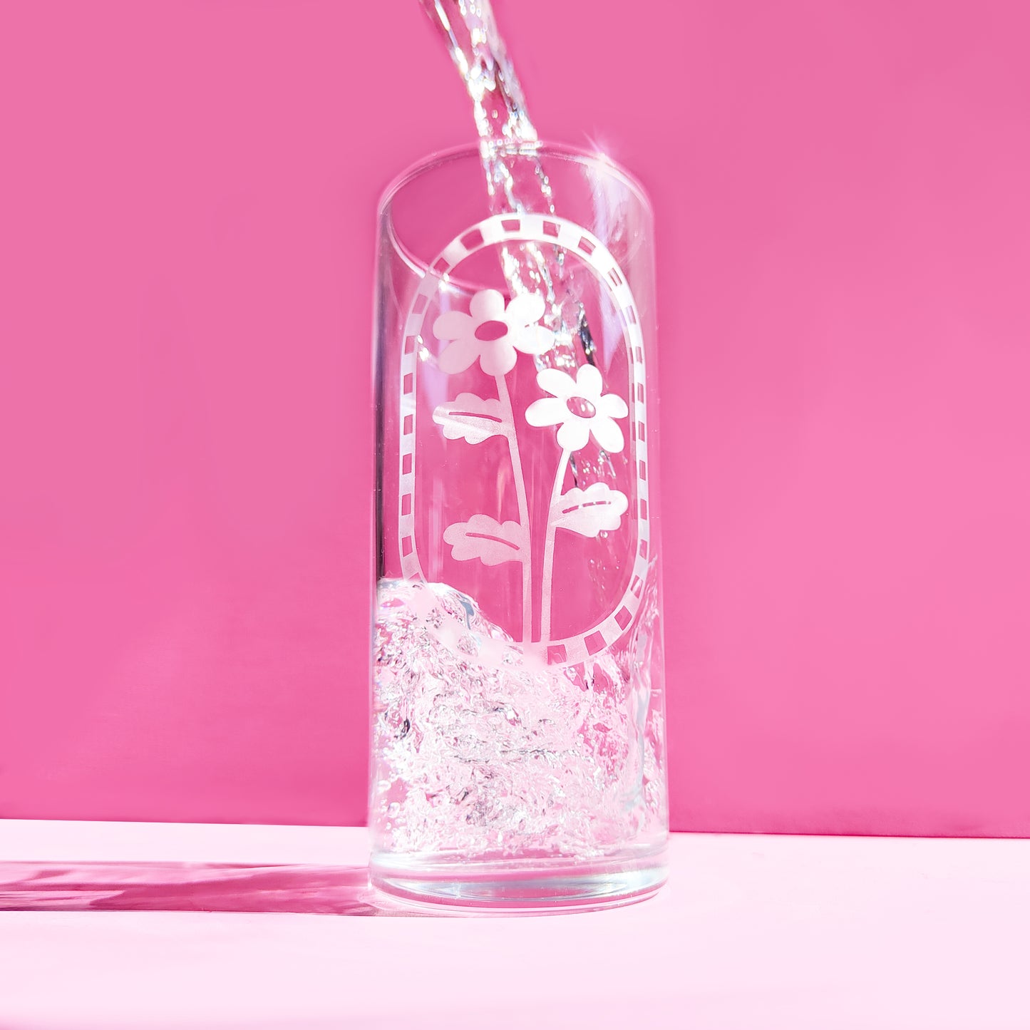 'Ditsy Daisy' Highball Glass