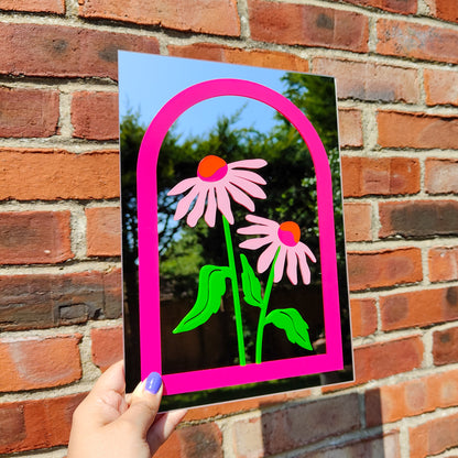 'Echinacea Bow' Mirror