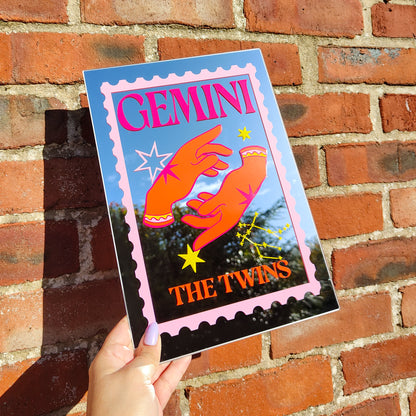 'Gemini Zodiac Stamp' Mirror