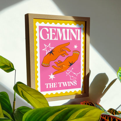 'Gemini: Stamp' Print