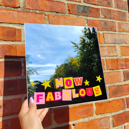 'How Fabulous' Mirror