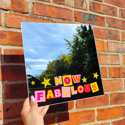 'How Fabulous' Mirror