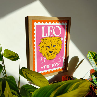 'Leo: Stamp' Print