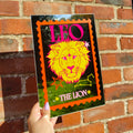 'Leo Zodiac Stamp' Mirror