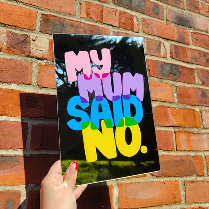 'My Mum Said No' Mirror