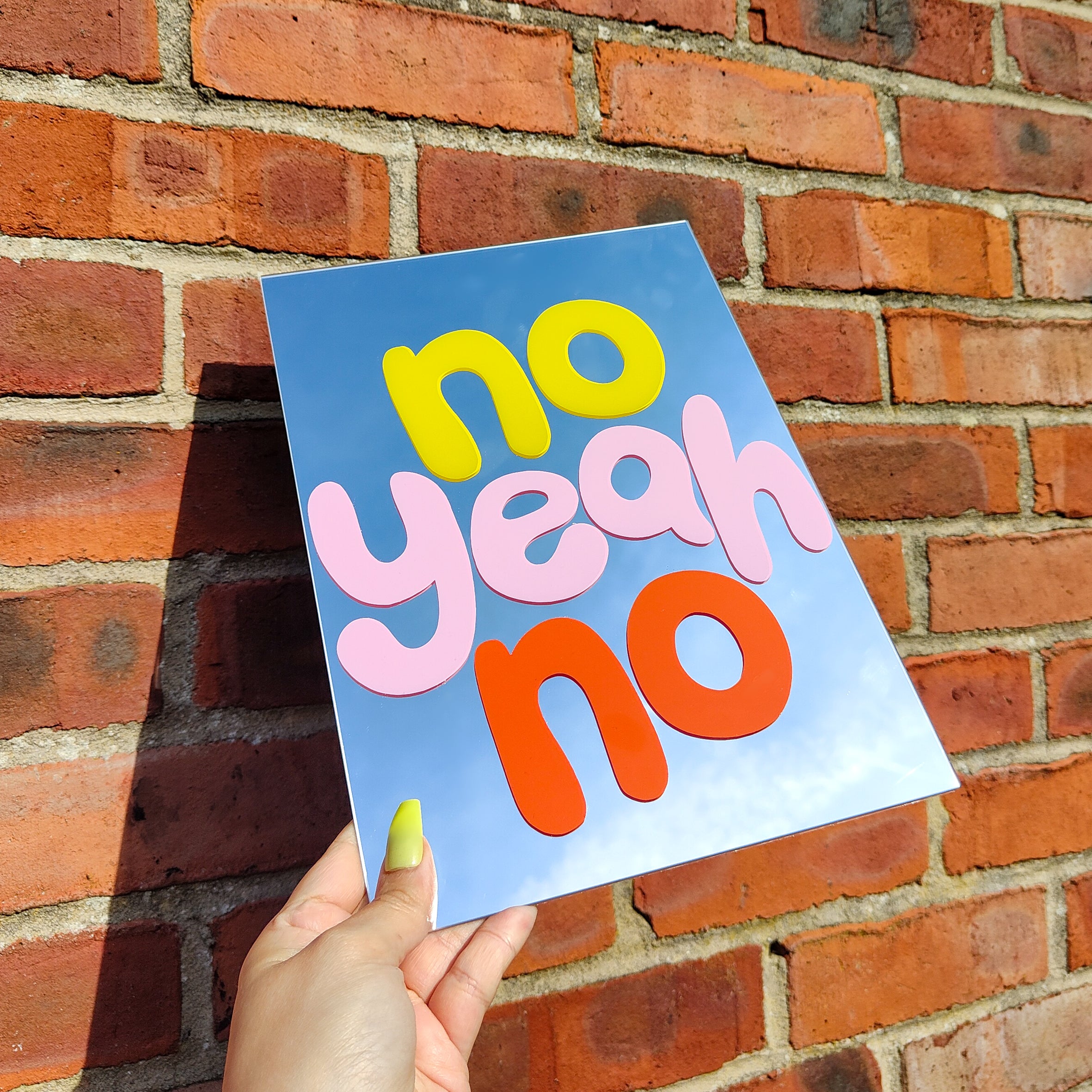 'no yeah no' Mirror