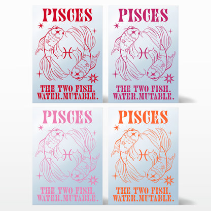 'PISCES: Star Sign' Mirror