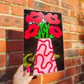 'Poppy Vase' Mirror