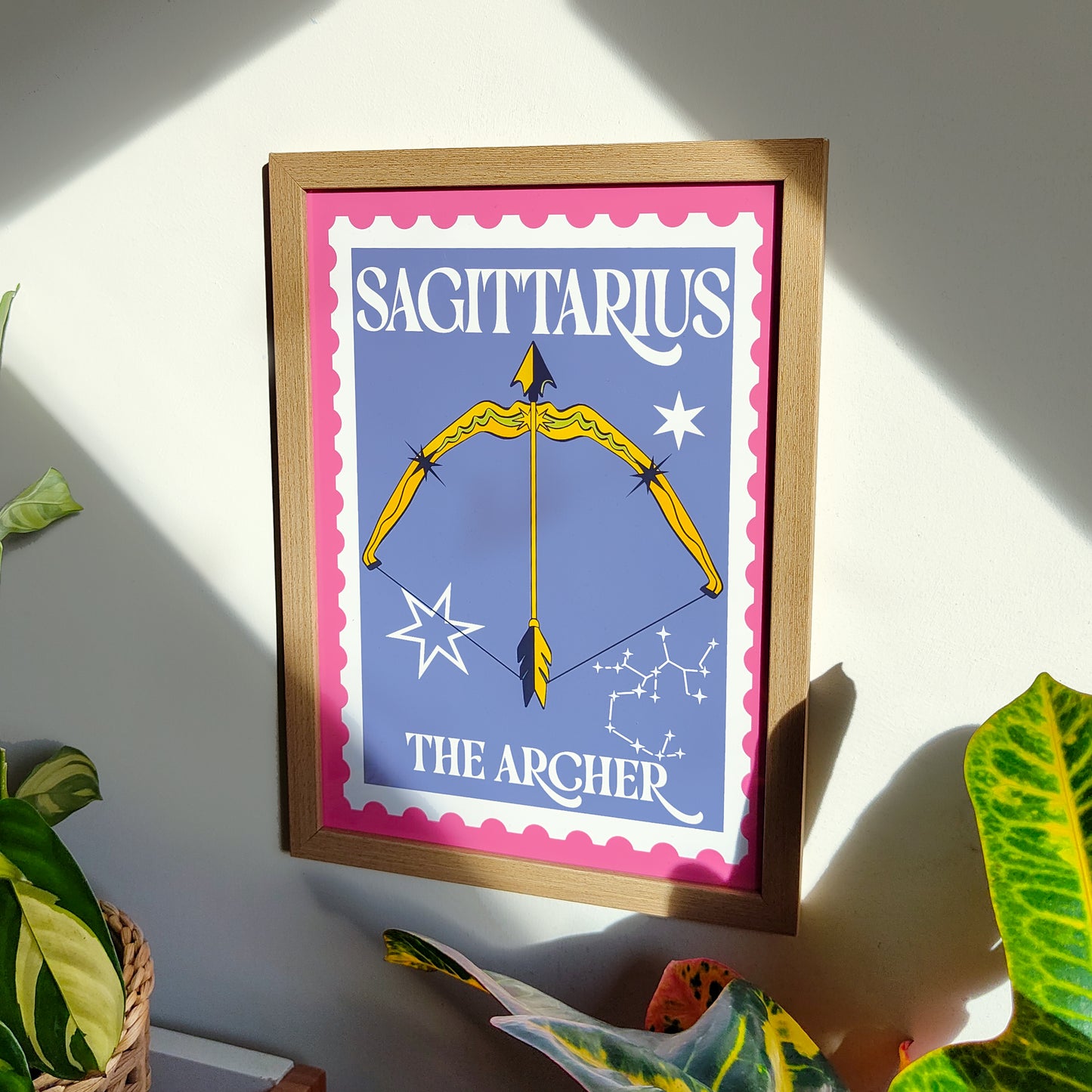 'Sagittarius: Stamp' Print
