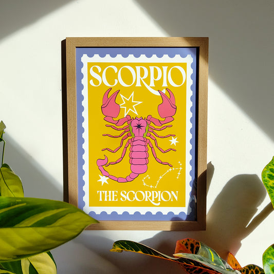 'Scorpio: Stamp' Print