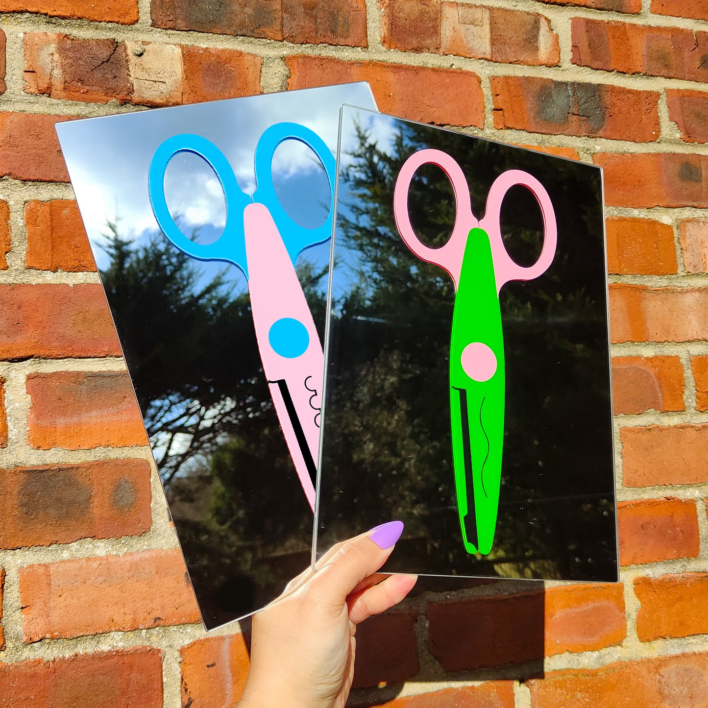 'Silly Scissor' Mirror