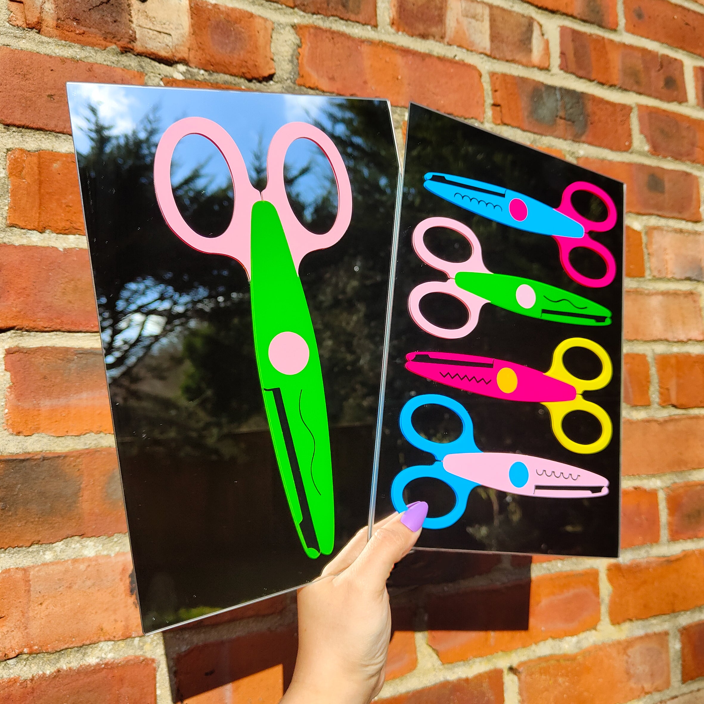 'Silly Scissors' Mirror