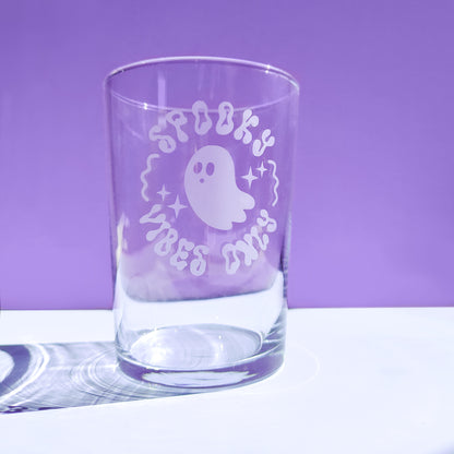 'Spooky Vibes Only' Highball Glass