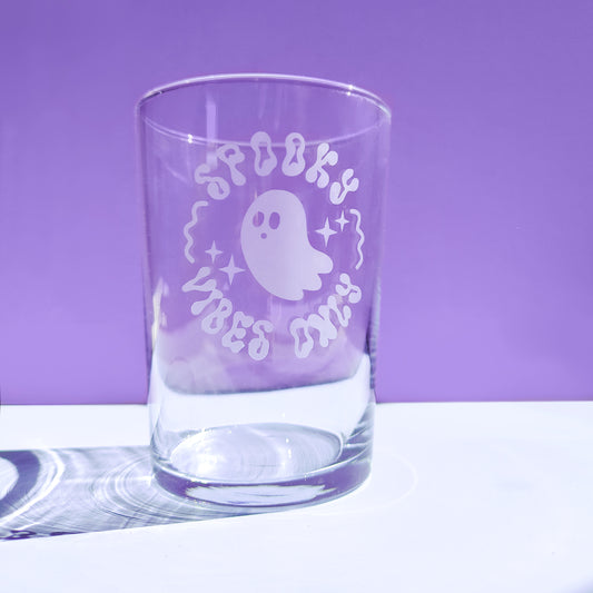 'Spooky Vibes Only' Highball Glass