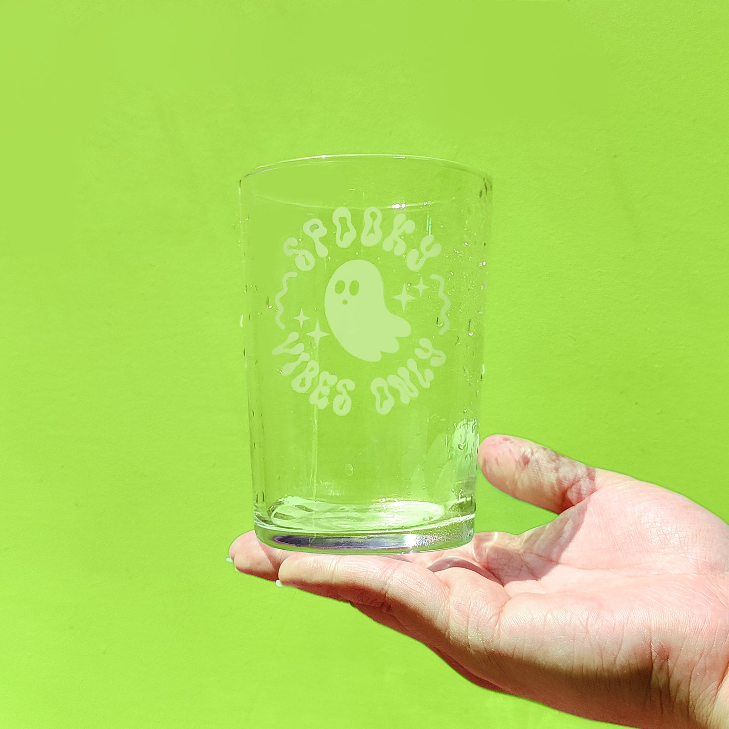 'Spooky Vibes Only' Highball Glass