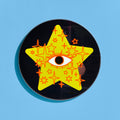 'Star Dust' Round Mirror