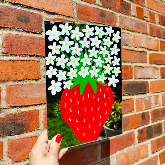 'Strawberry Vase' Mirror