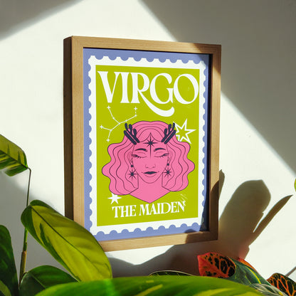 'Virgo: Stamp' Print