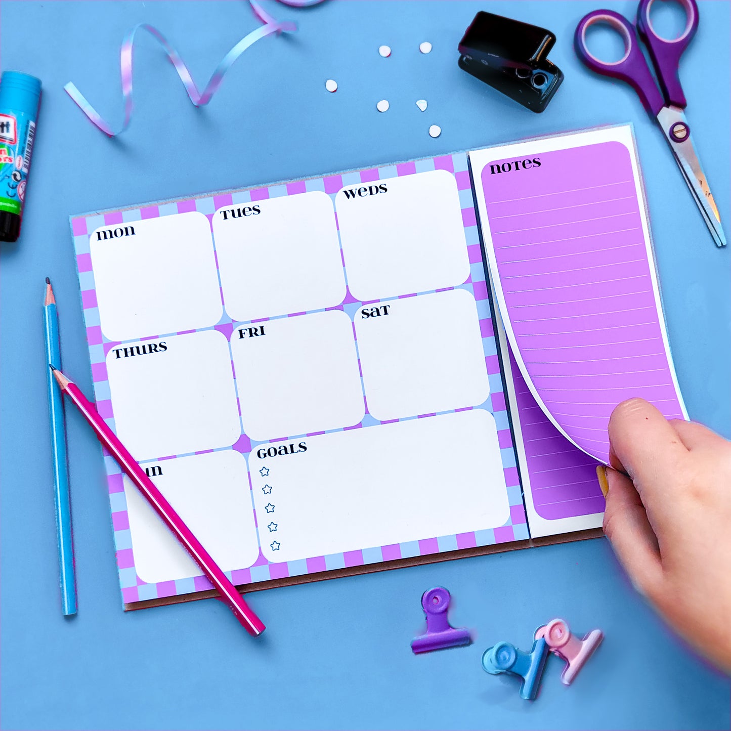 'Check It' A4 Duo Week Planner/Desk Pad