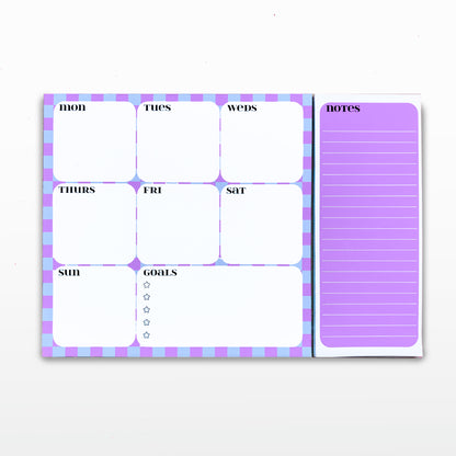 'Check It' A4 Duo Week Planner/Desk Pad