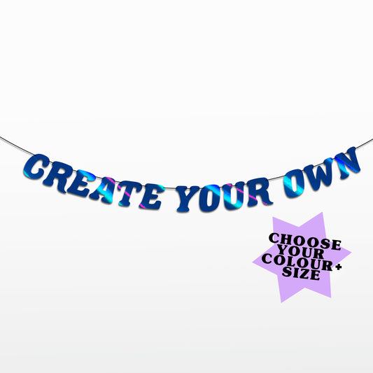 'Style4 CUSTOM' Bunting (Choose your Colour)