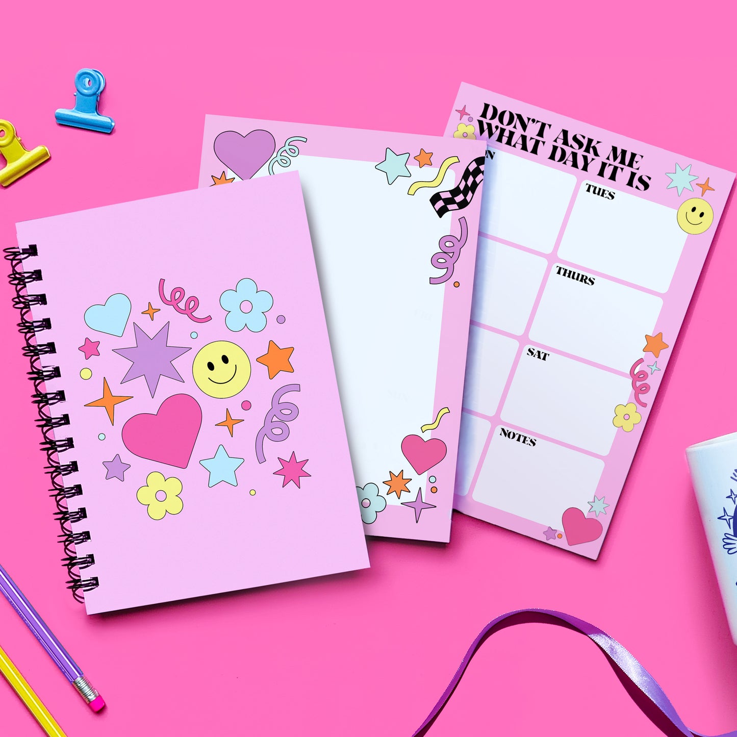 'Don't Ask me What Day it is' A5/A4 Week Planner/Desk Pad