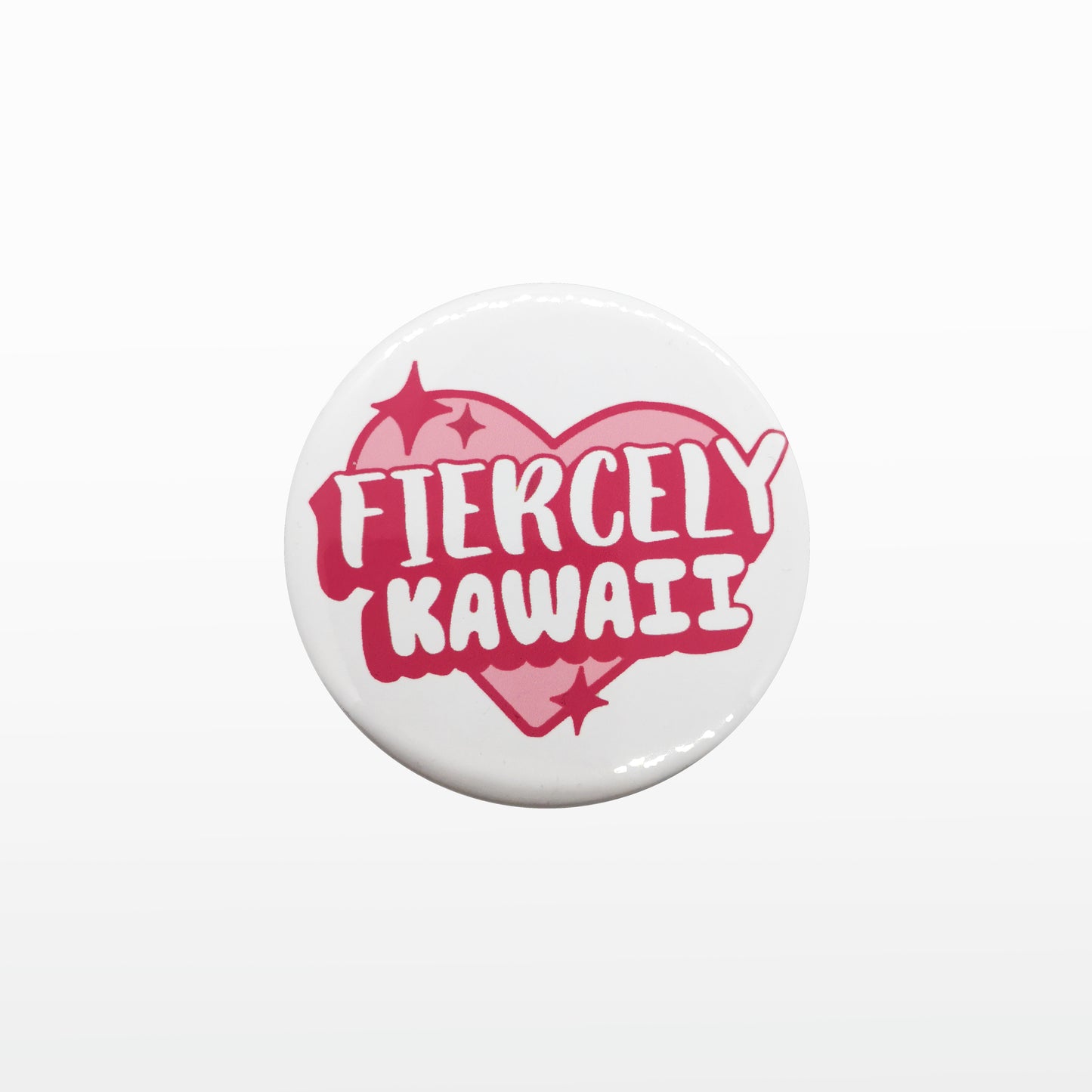 'Fiercely Kawaii' Badge