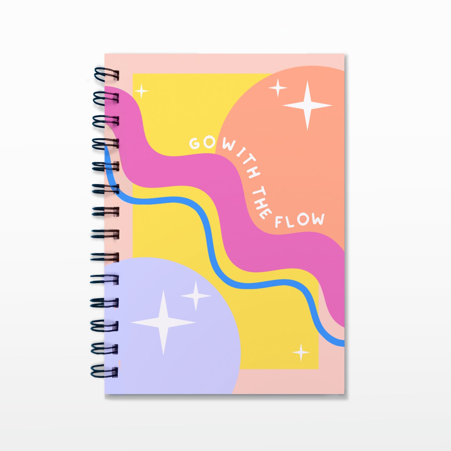 'Go with the Flow' A5 Notebook