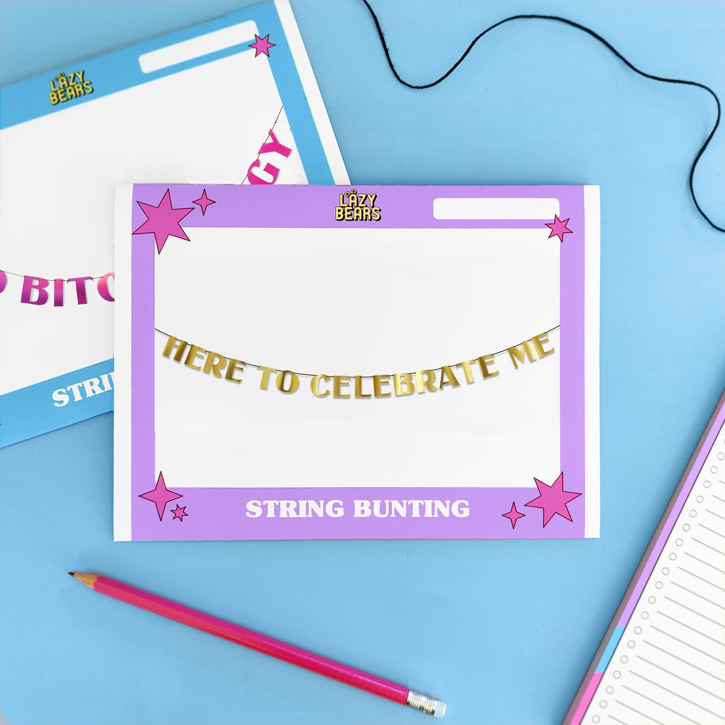 'Here to Celebrate ME' String Bunting (Choose your colour)