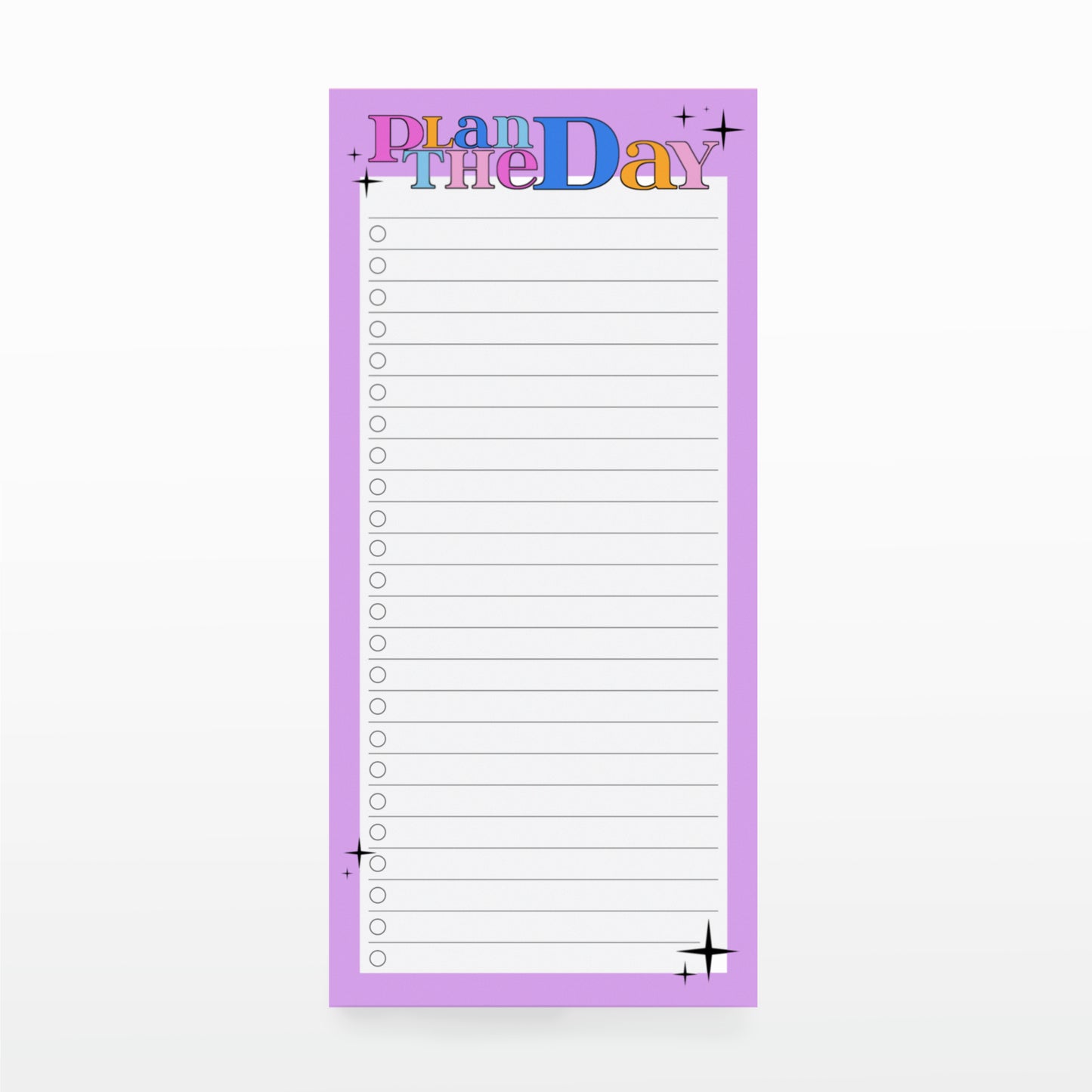 'Plan the Day' Notepad/Listpad