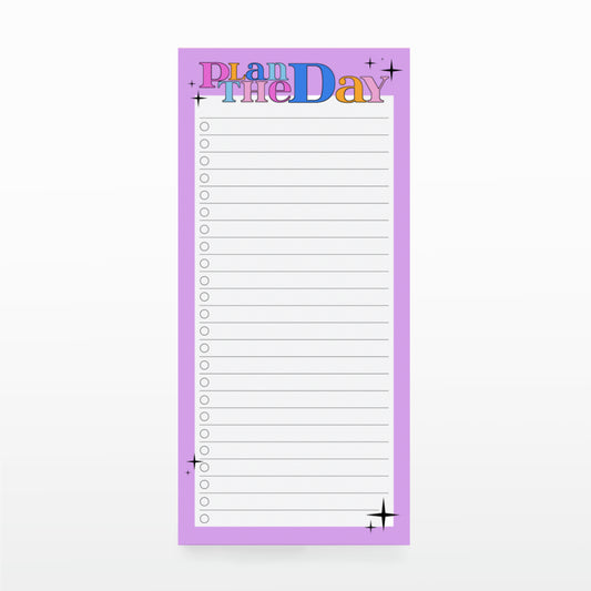 'Plan the Day' Notepad/Listpad