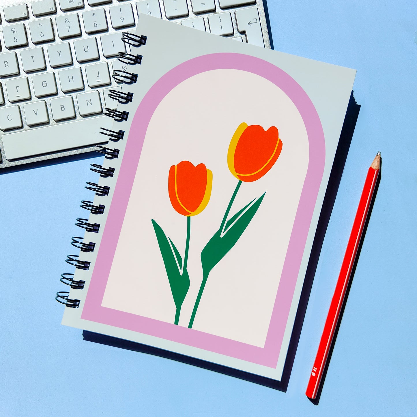 'Tulip Arch' A5 Notebook