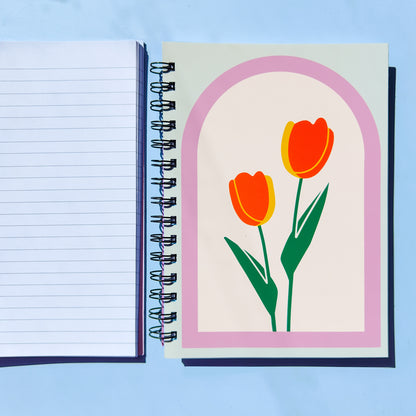 'Tulip Arch' A5 Notebook