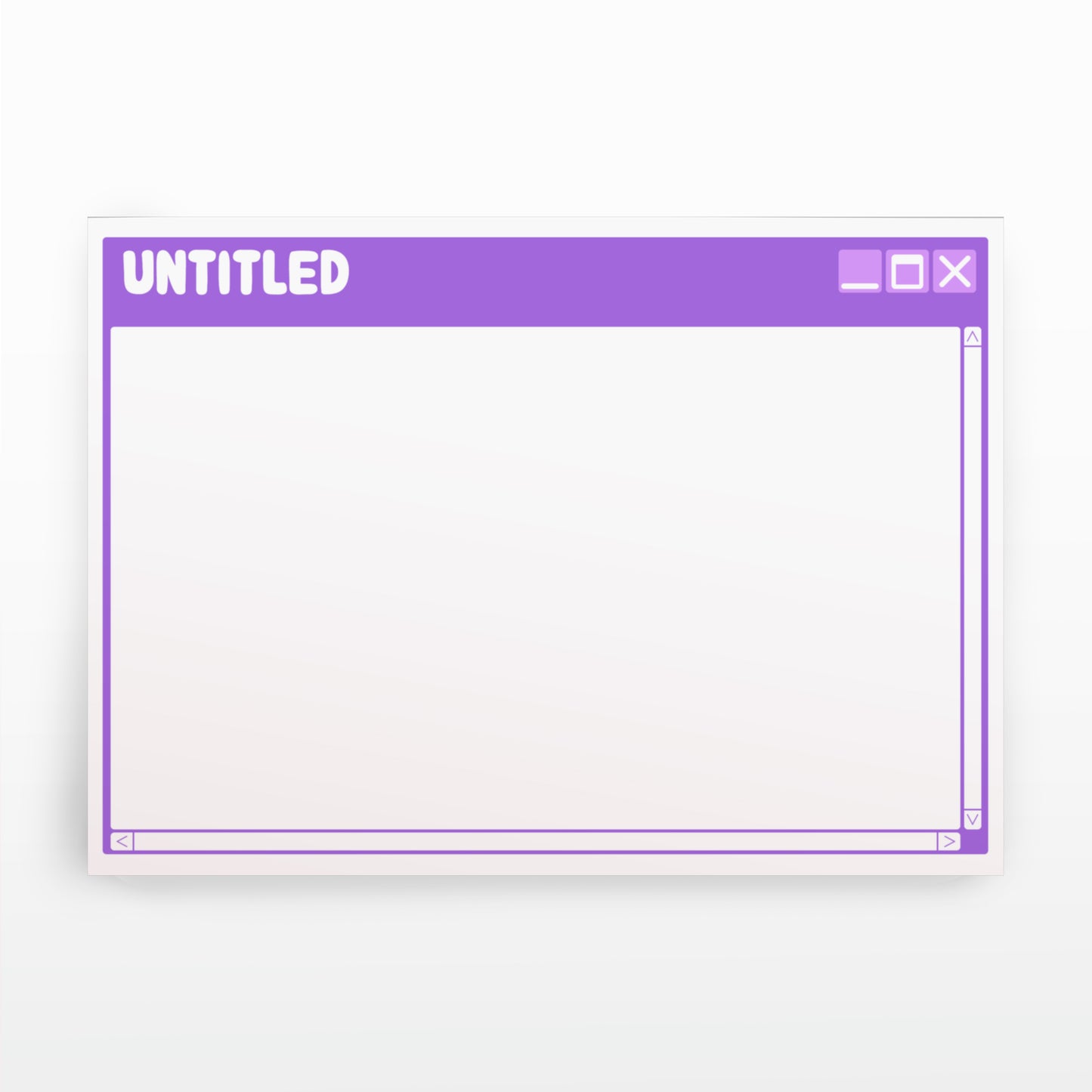 'Untitled' A6/A5 Desk Pad