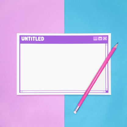 'Untitled' A6/A5 Desk Pad