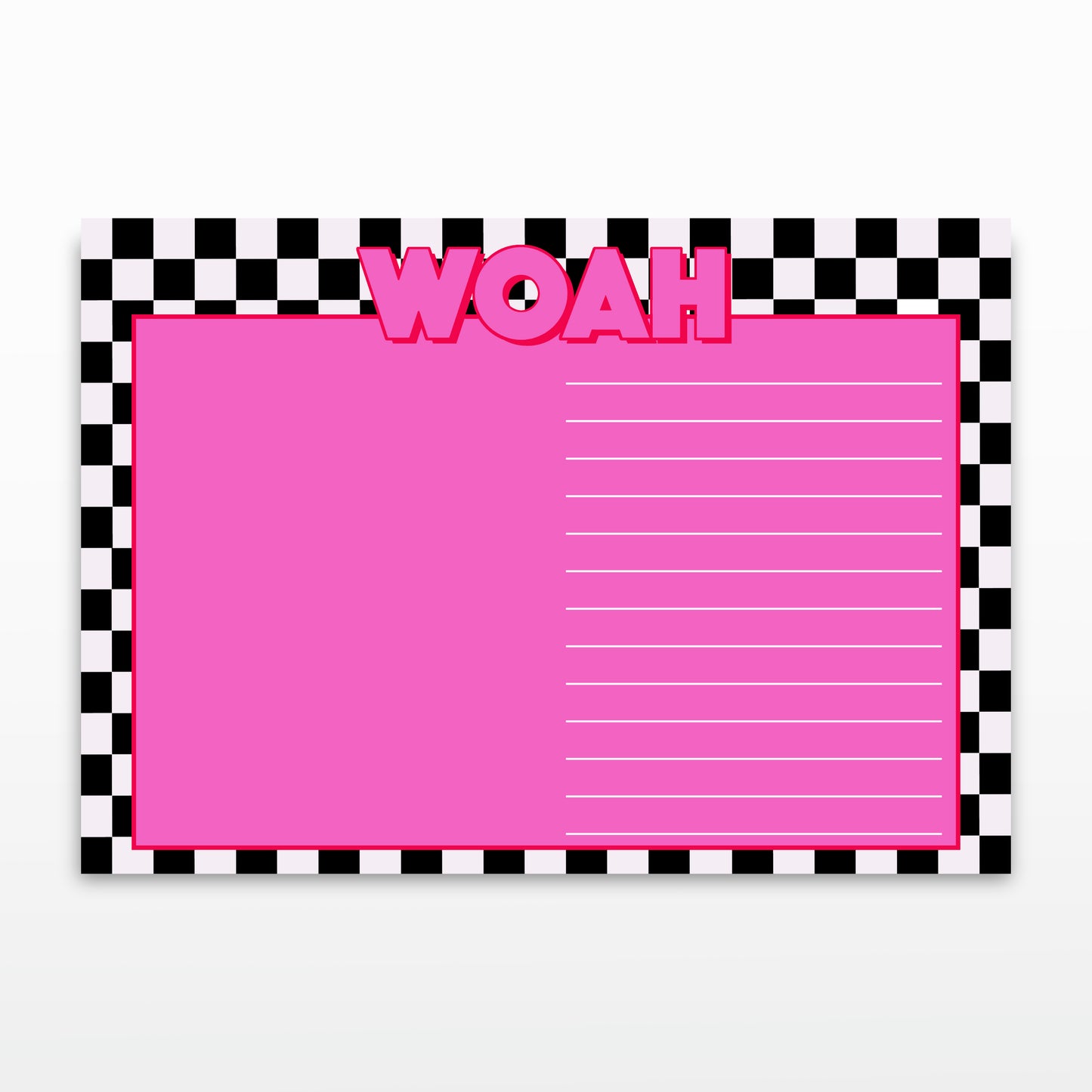 'WOAH' Week Planner/Desk Pad