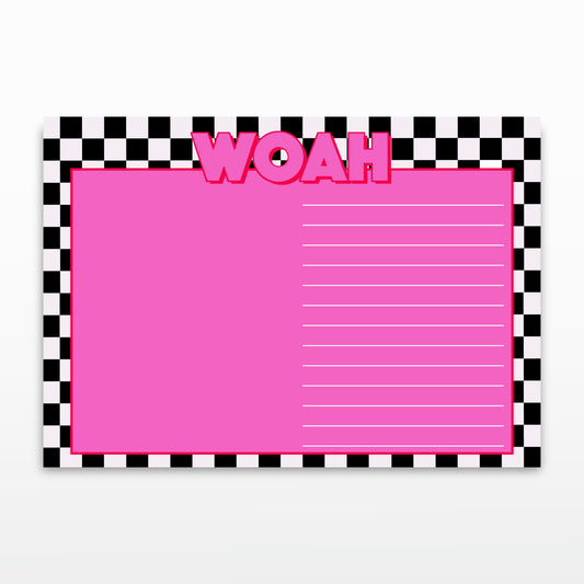 'WOAH' Week Planner/Desk Pad