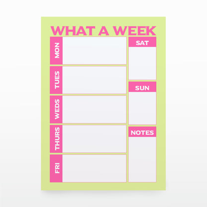 'What a Notepad Set' DL/A5 Desk Pad/Notepad