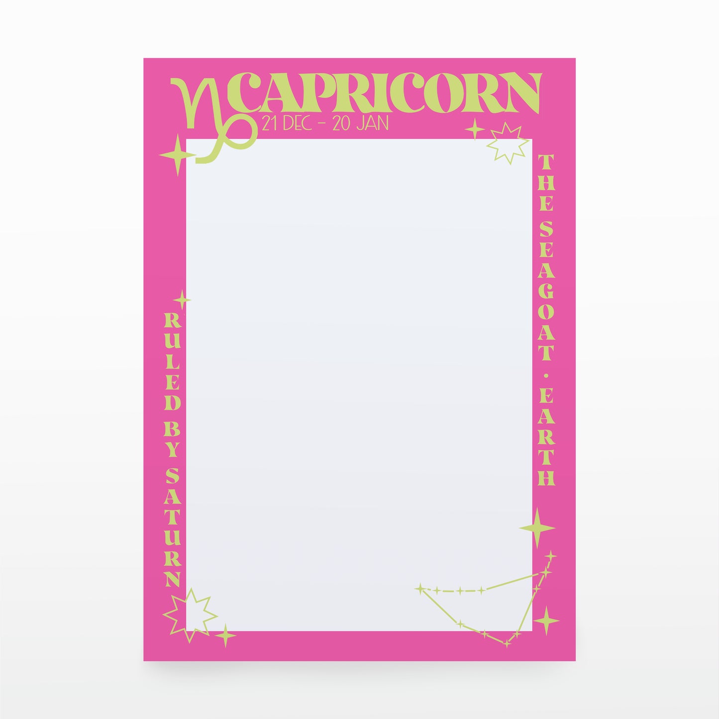 'Zodiacs' A5 Desk Pad/Notepad