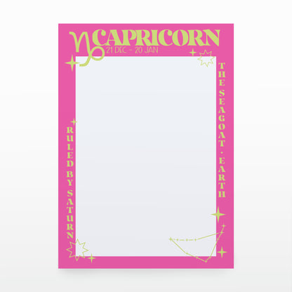 'Zodiacs' A5 Desk Pad/Notepad