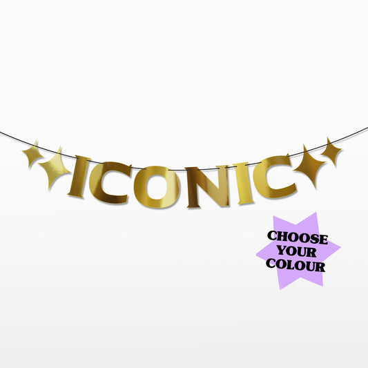 'Iconic' String Bunting (Choose your Colour)