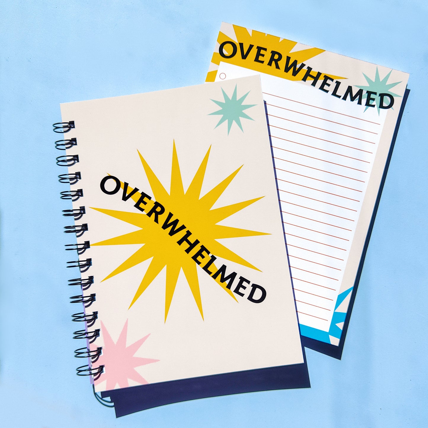 'Overwhelmed' A5 Notebook